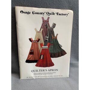 Osage County Quilt Factory Quilter's Misses Apron Sewing Pattern OCQF-QA